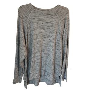 Aerie sweatshirt blue grey color size S